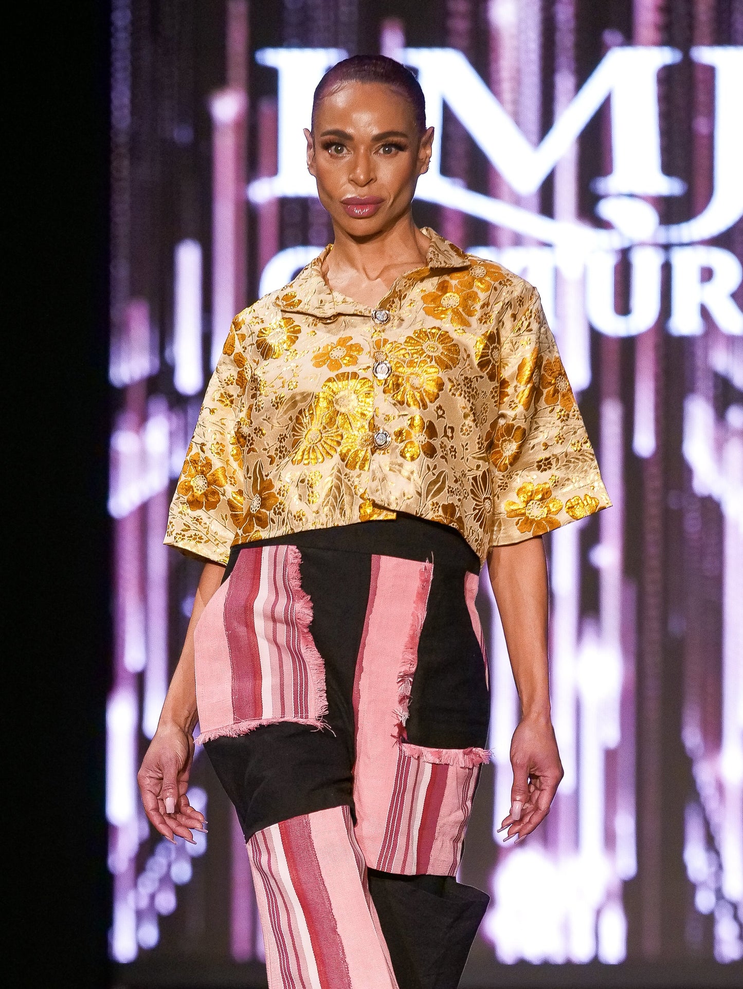 The Kinsley Sculpted Brocade Top