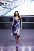 The Oceana Scuba Midi Dress