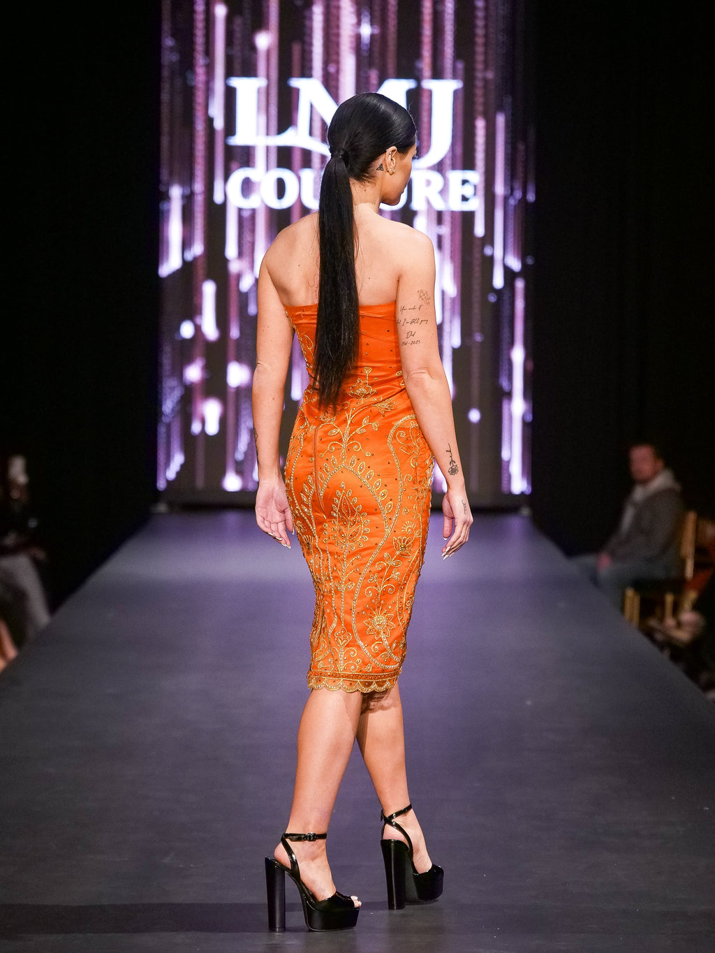The Georgina Sculpted Strapless Gown